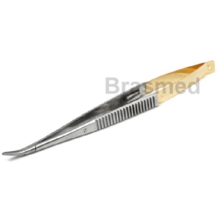 Porta agulha Castroviejo c/ trava