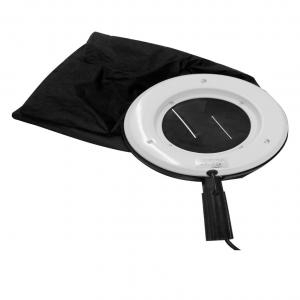 Lupa com lâmpada de wood