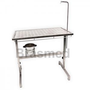 Mesa de odontologia / fluidoterapia em aço inox