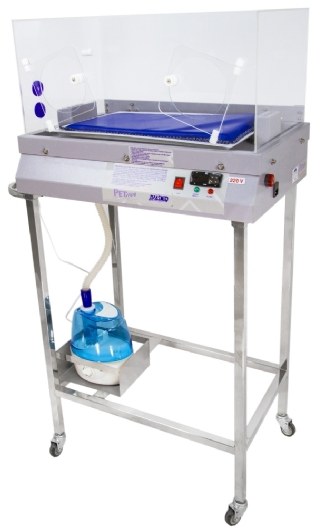 Incubadora com controle de temperatura e ventilação