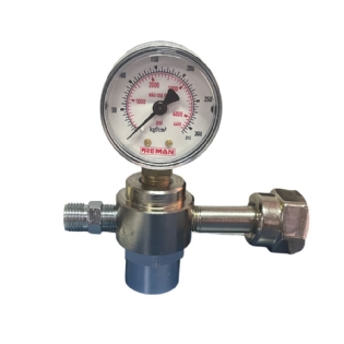 Válvula reguladora para cilindro de O2