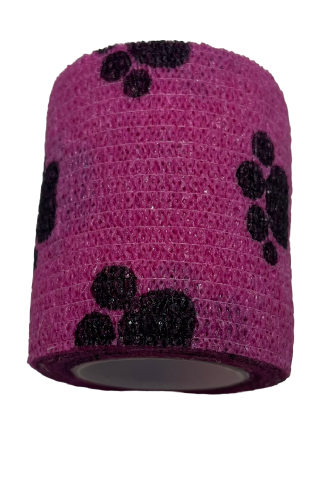Bandagem elástica veterinária estampada 5cm X 2,0m