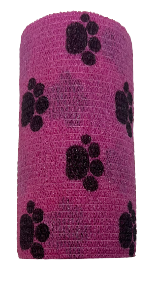 Bandagem elástica veterinária estampada 10cm X 4,5m