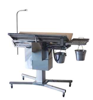 Mesa cirúrgica pantográfica calha totalmente em aço inox com 4 motores