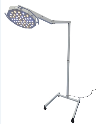 Foco cirúrgico de pé, bicolor com 48 leds